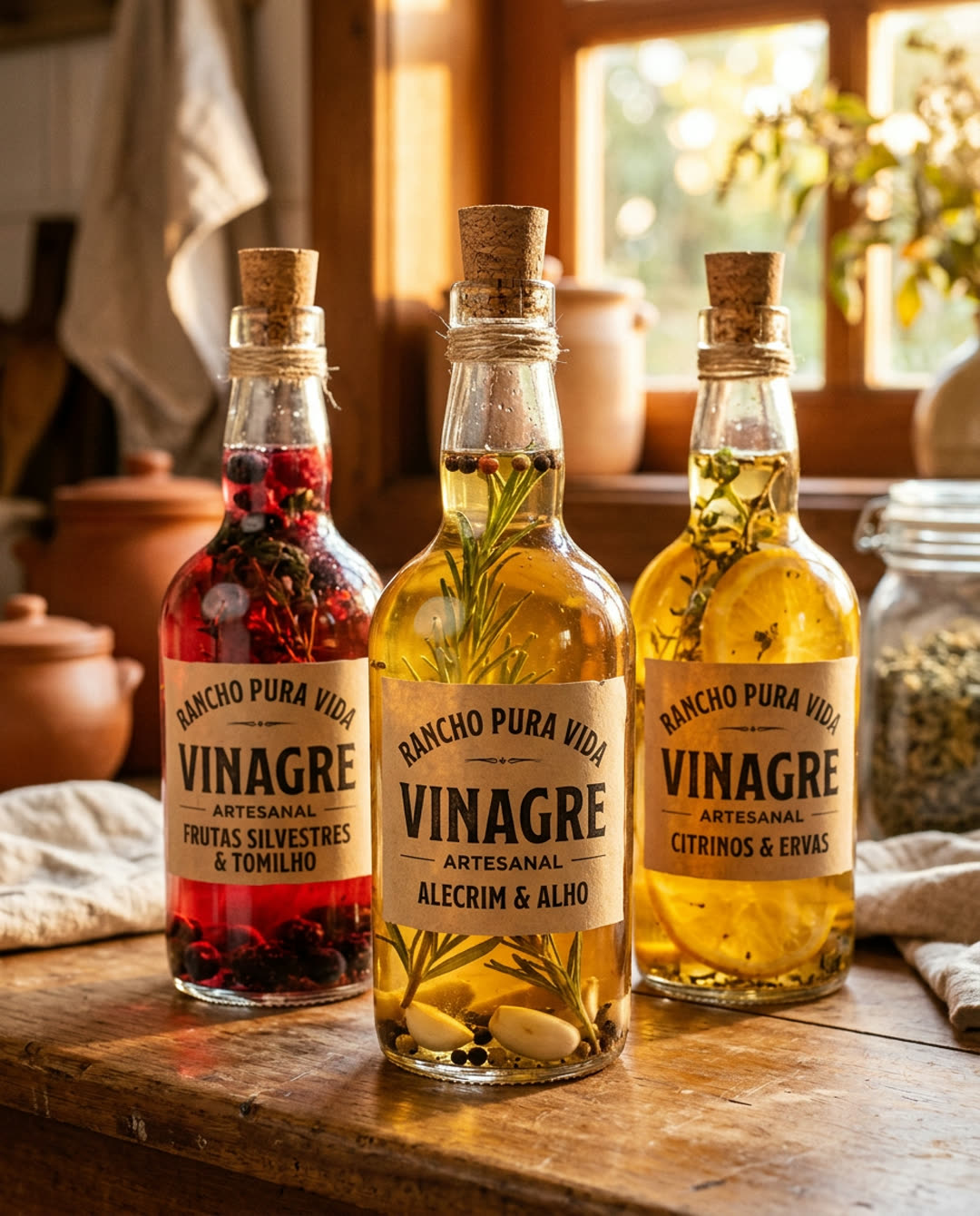 Vinagres saborizados